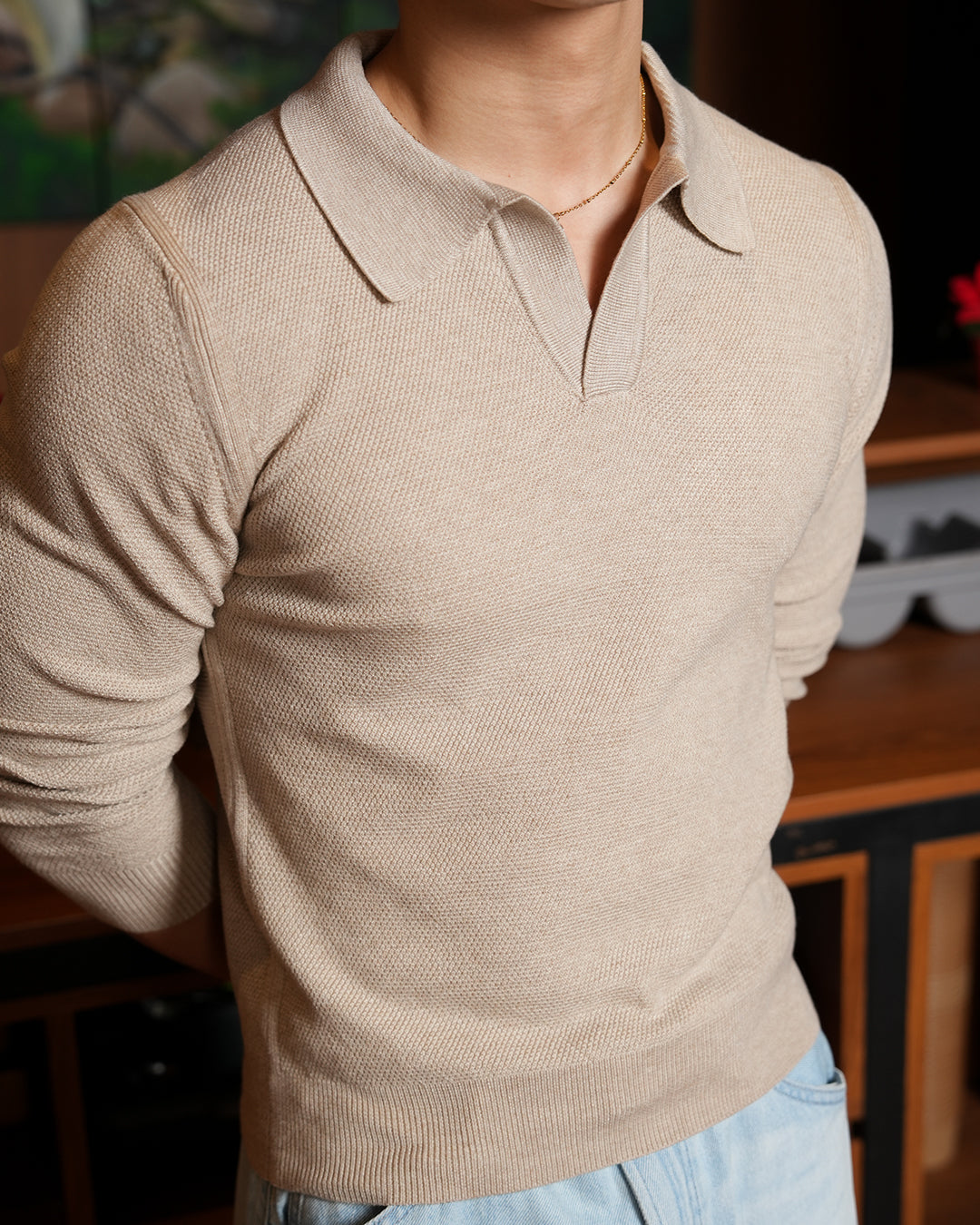 Castello Polo Shirt - Beige