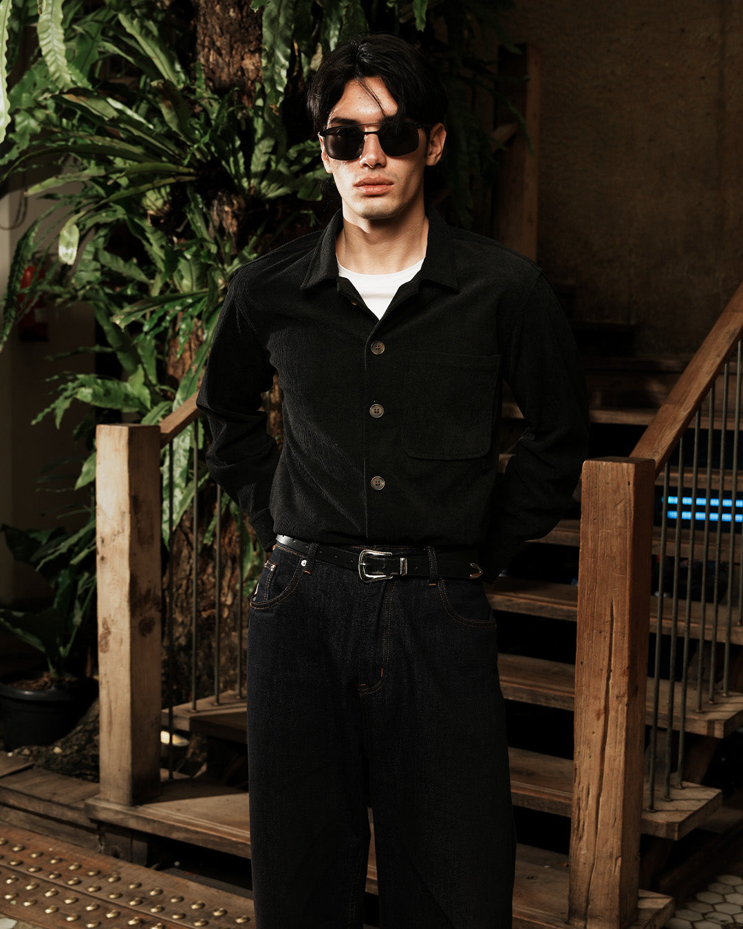 Overshirt Corduroy - Black