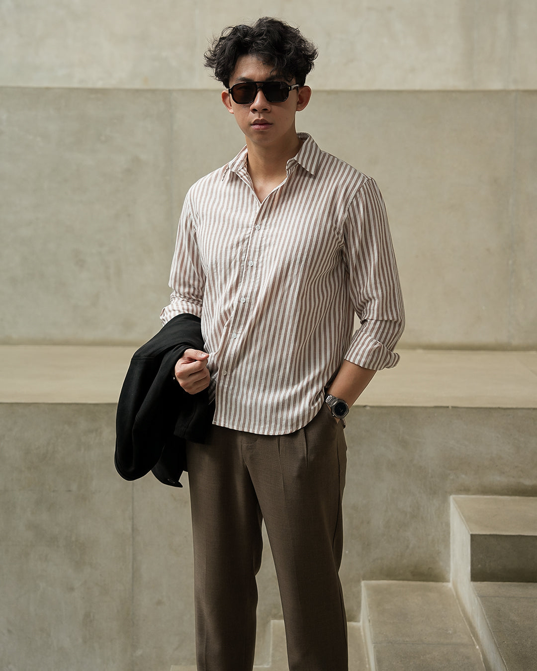 Yanded Stripe - Brown