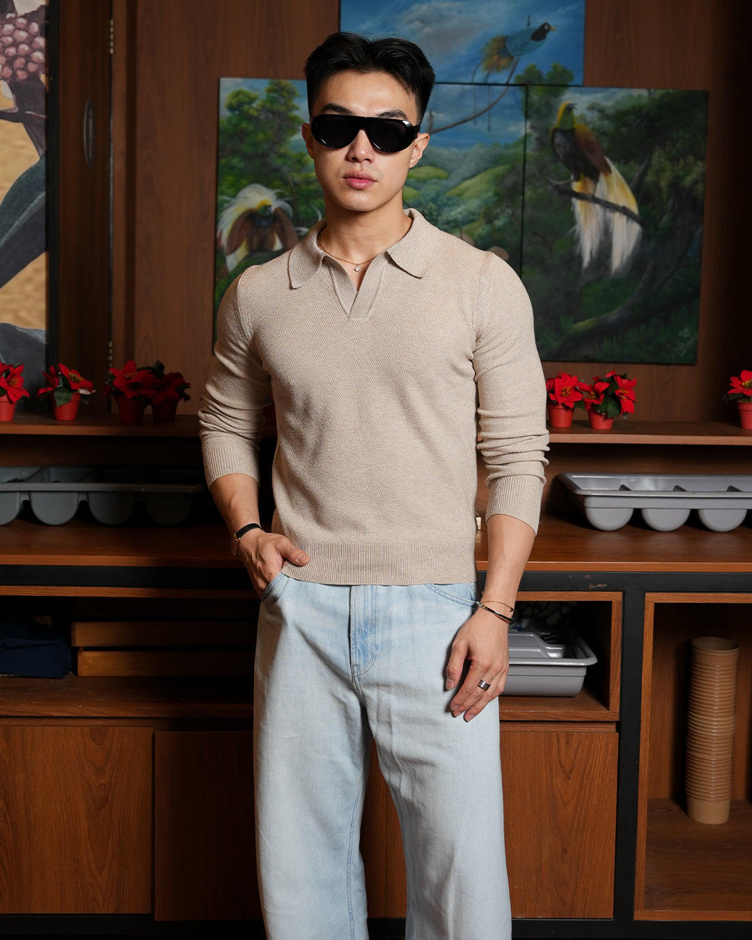 Castello Polo Shirt - Beige