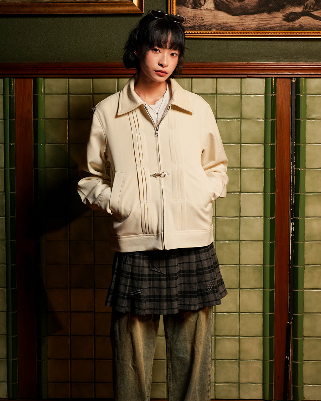 Monaco Clasp Jacket - Offwhite