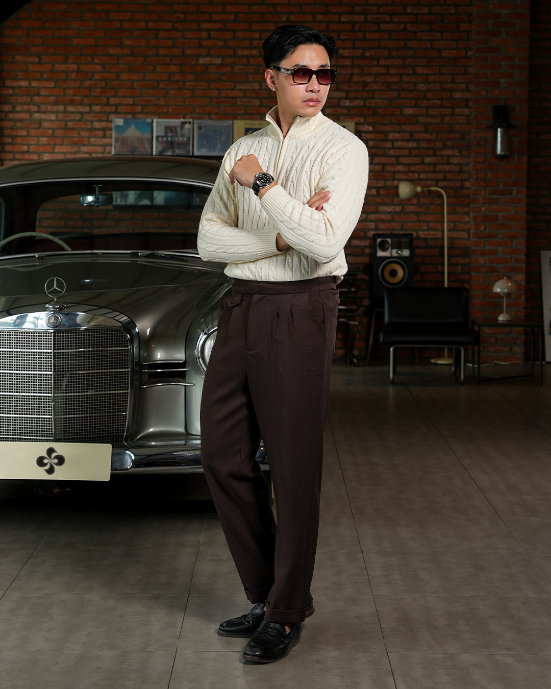 Summer Gurkha Pants - Coffee
