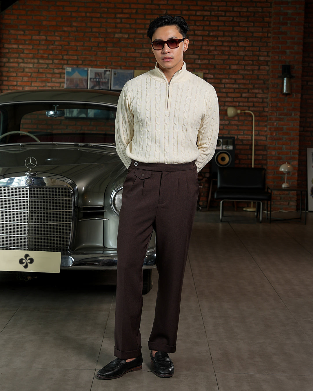 Summer Gurkha Pants - Coffee