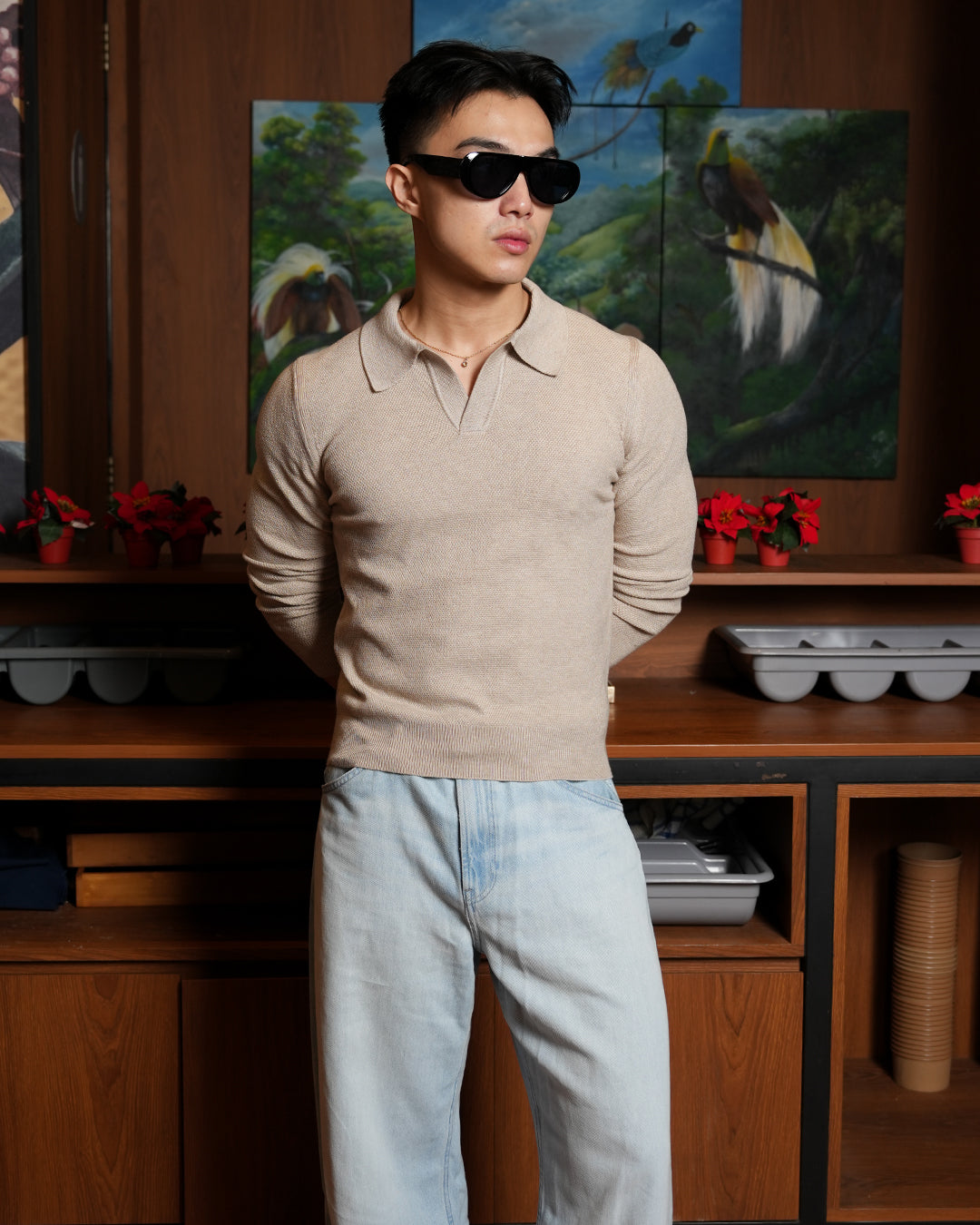 Castello Polo Shirt - Beige