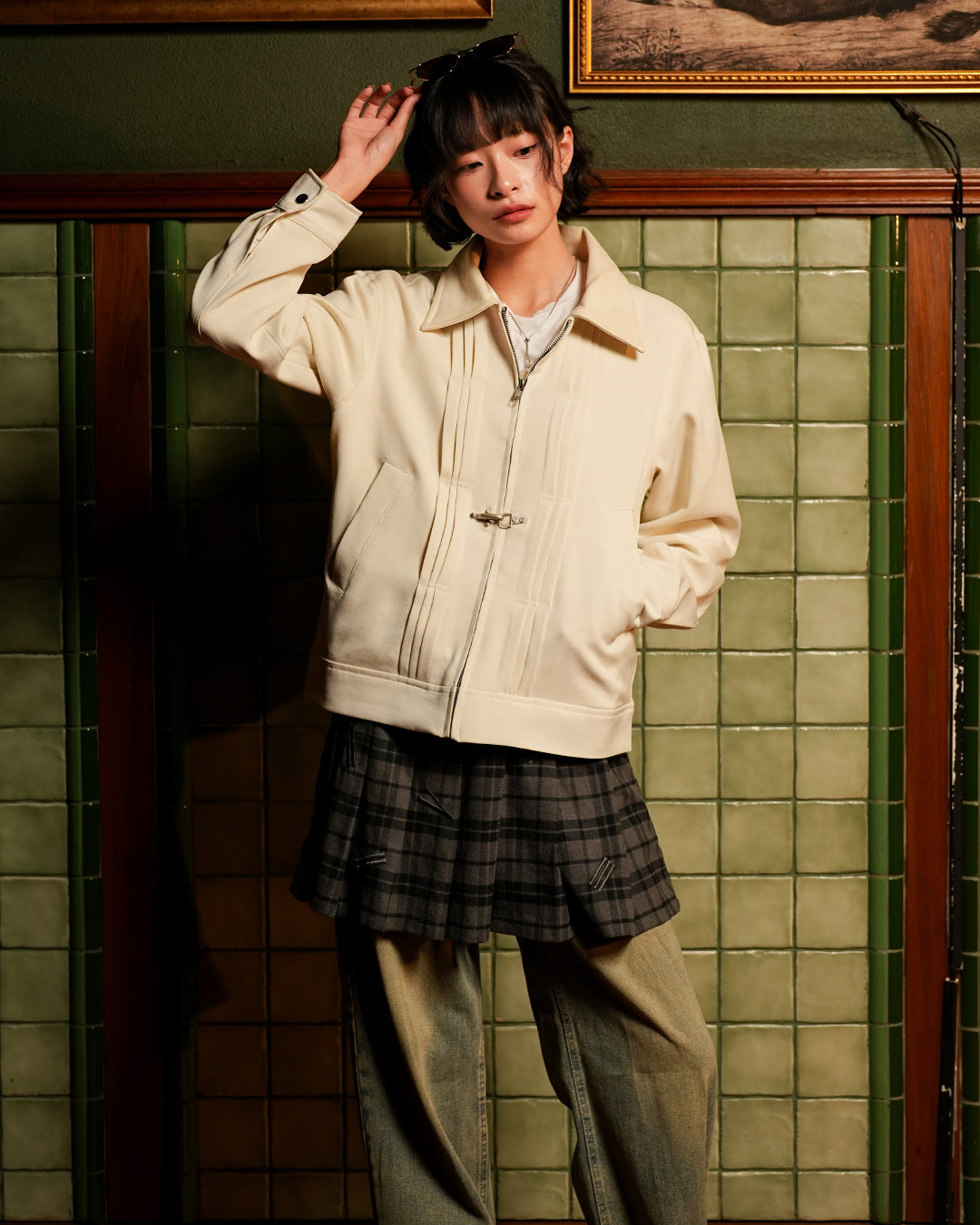 Monaco Clasp Jacket - Offwhite