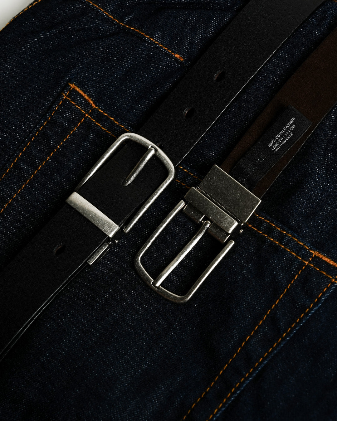 Reversible Top Grain Leather Belt