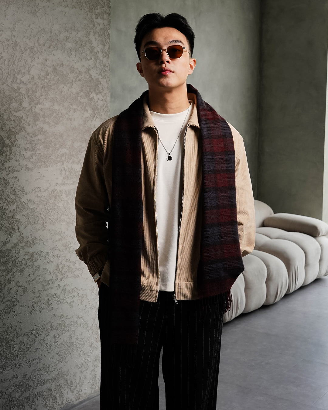 Minimal Jacket Corduroy - Biege