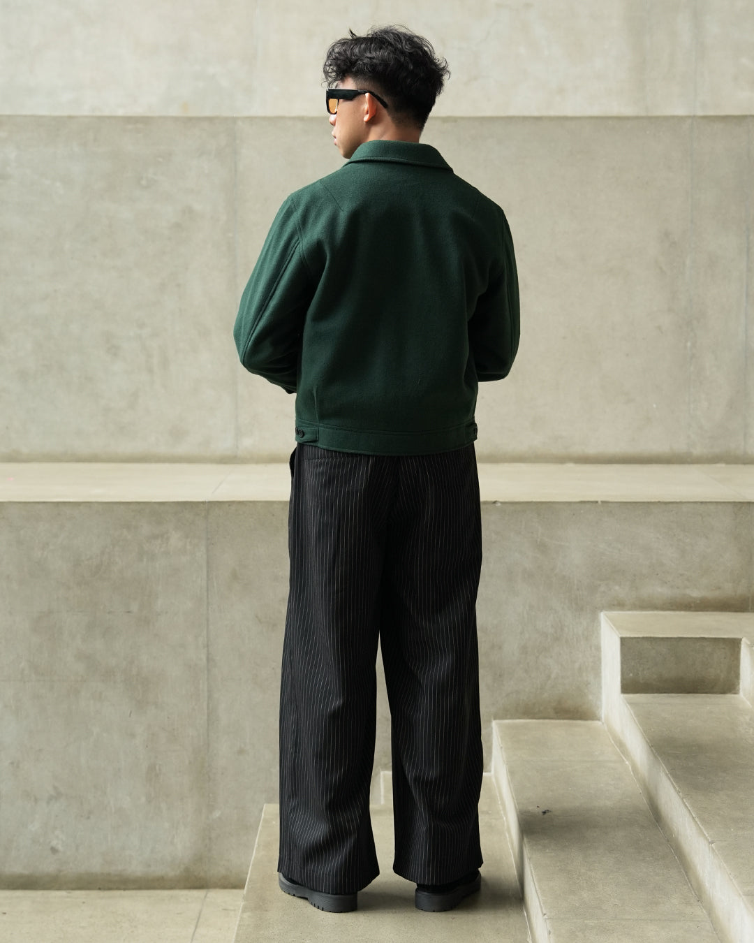 Wool Fiber Jacket SGNR - Emerald