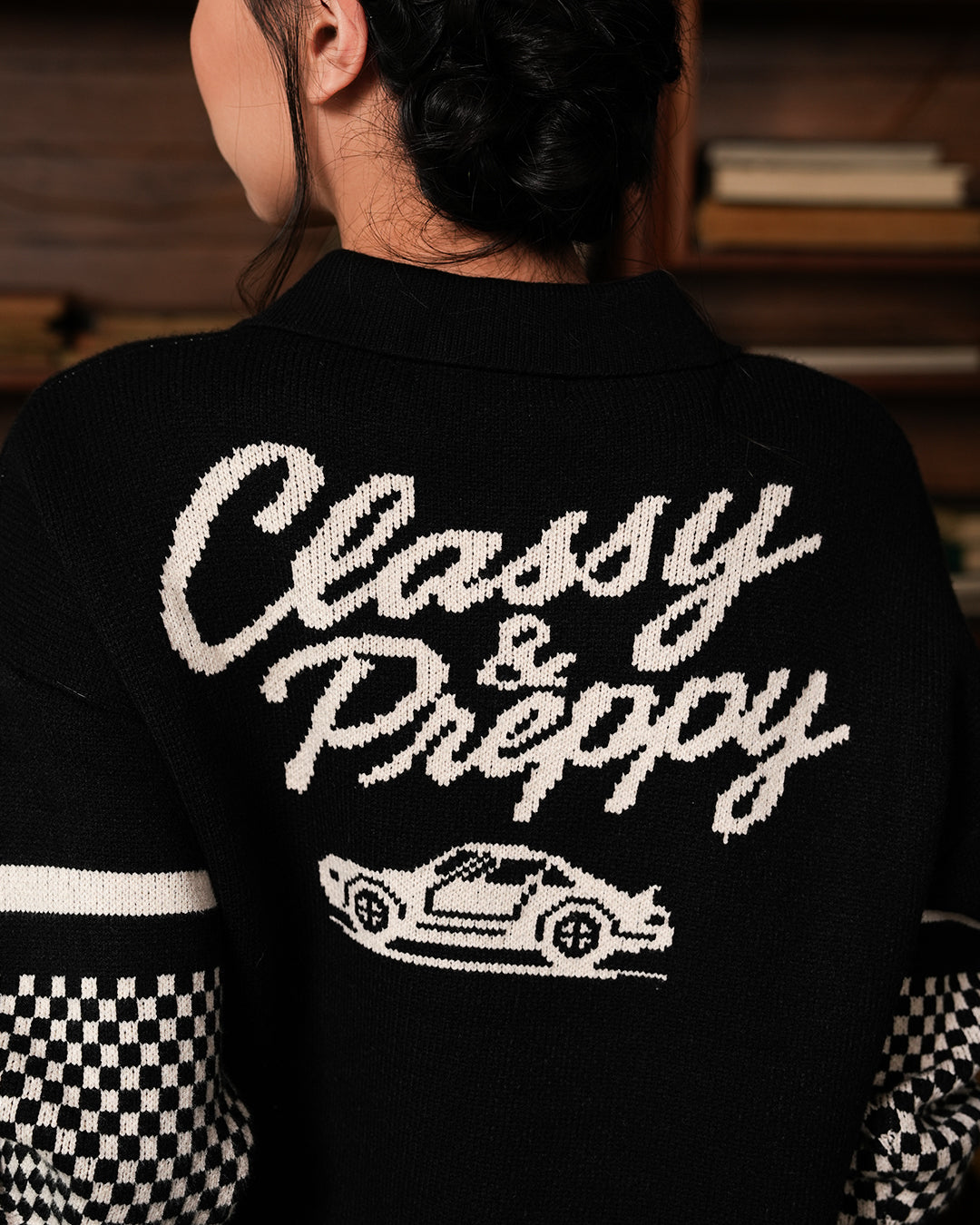 Race Knitwear Half Zip SIGNORE - Black