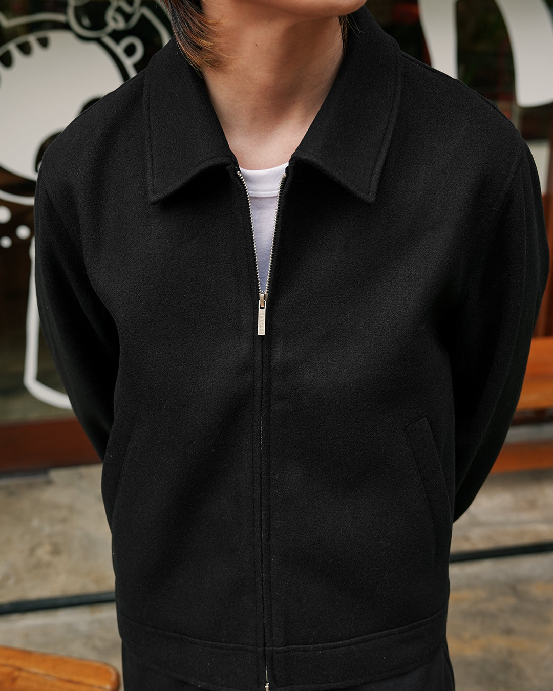 Wool Fiber Jacket SGNR - Black