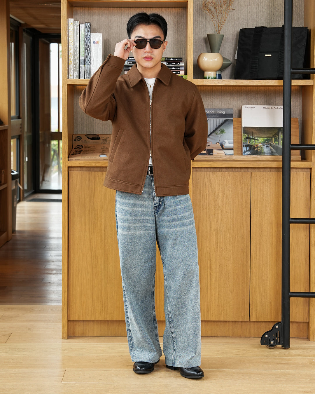 Wool Fiber Jacket SGNR - Brown