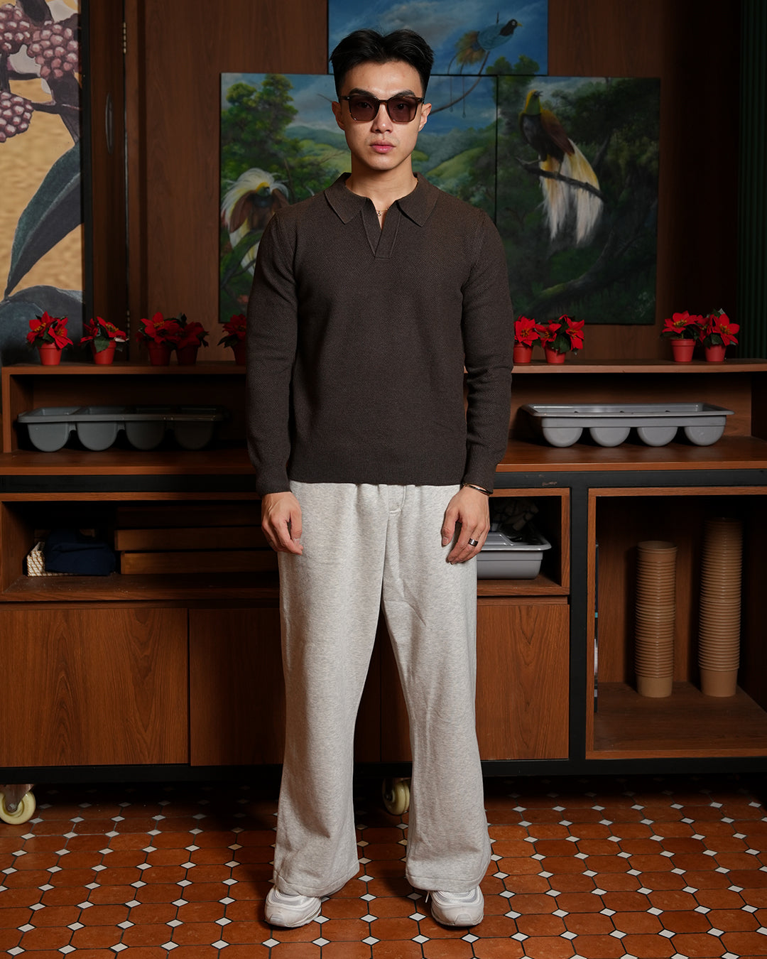 Castello Polo Shirt - Coffee