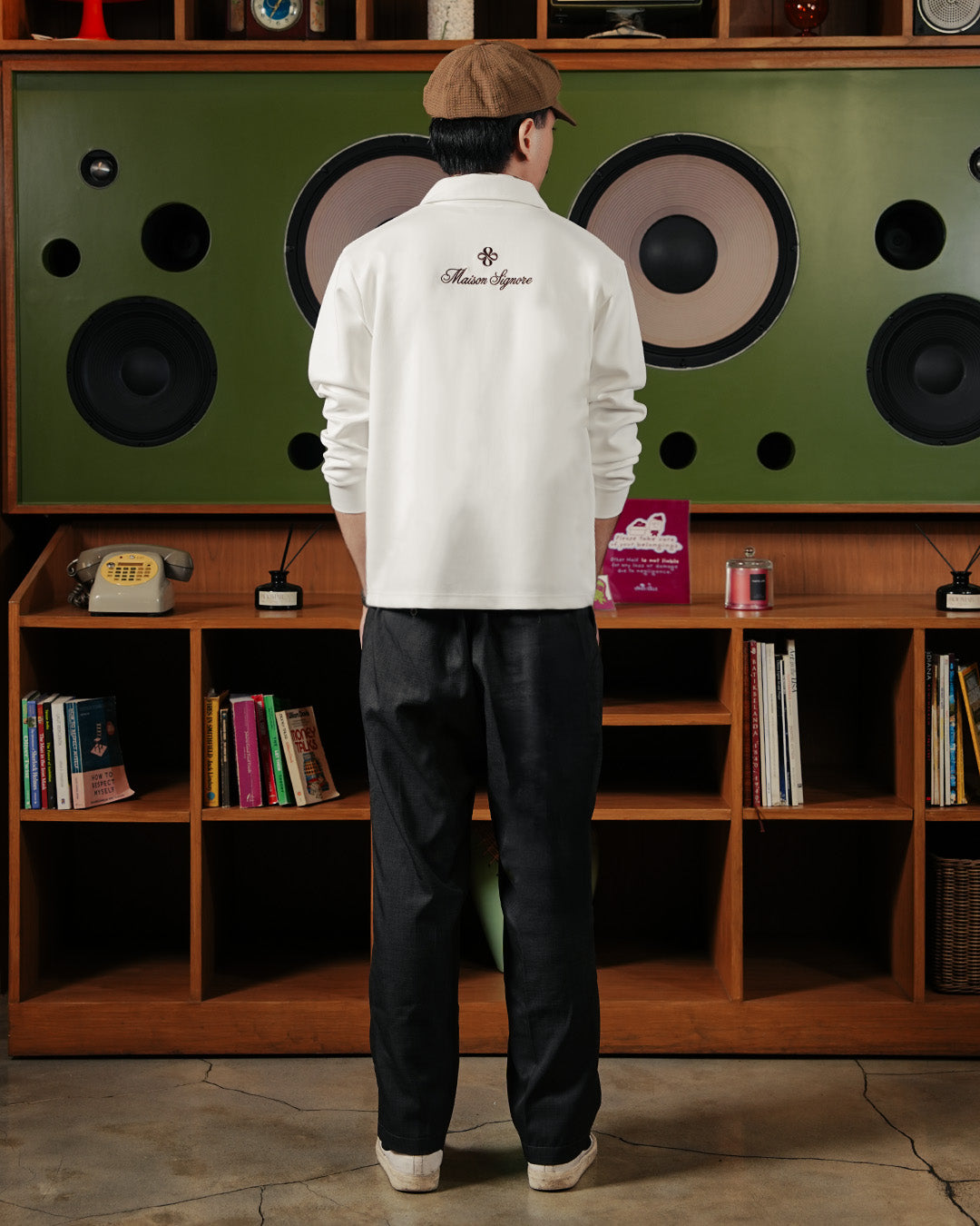 Half Zip Bordir Maison Polo