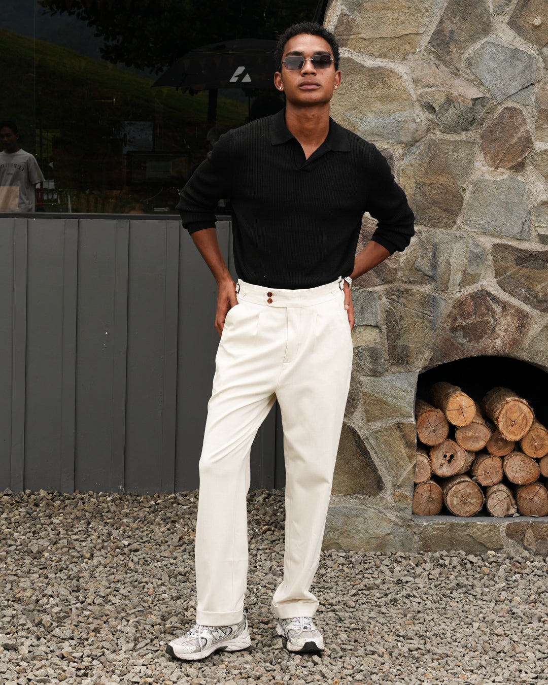 Gurkha Pants Cotton Wool - Offwhite