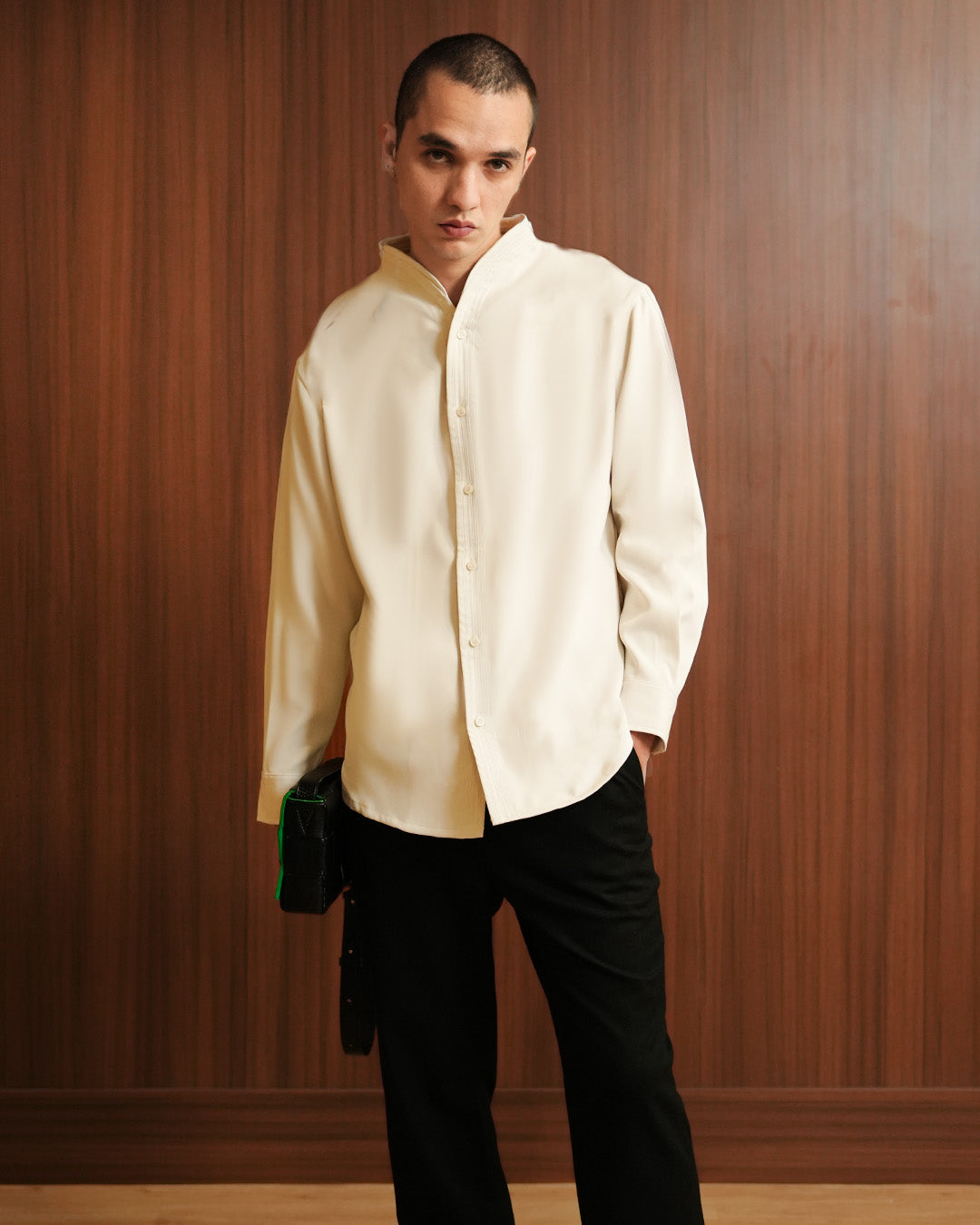 Accent Minimal Beskap - Offwhite