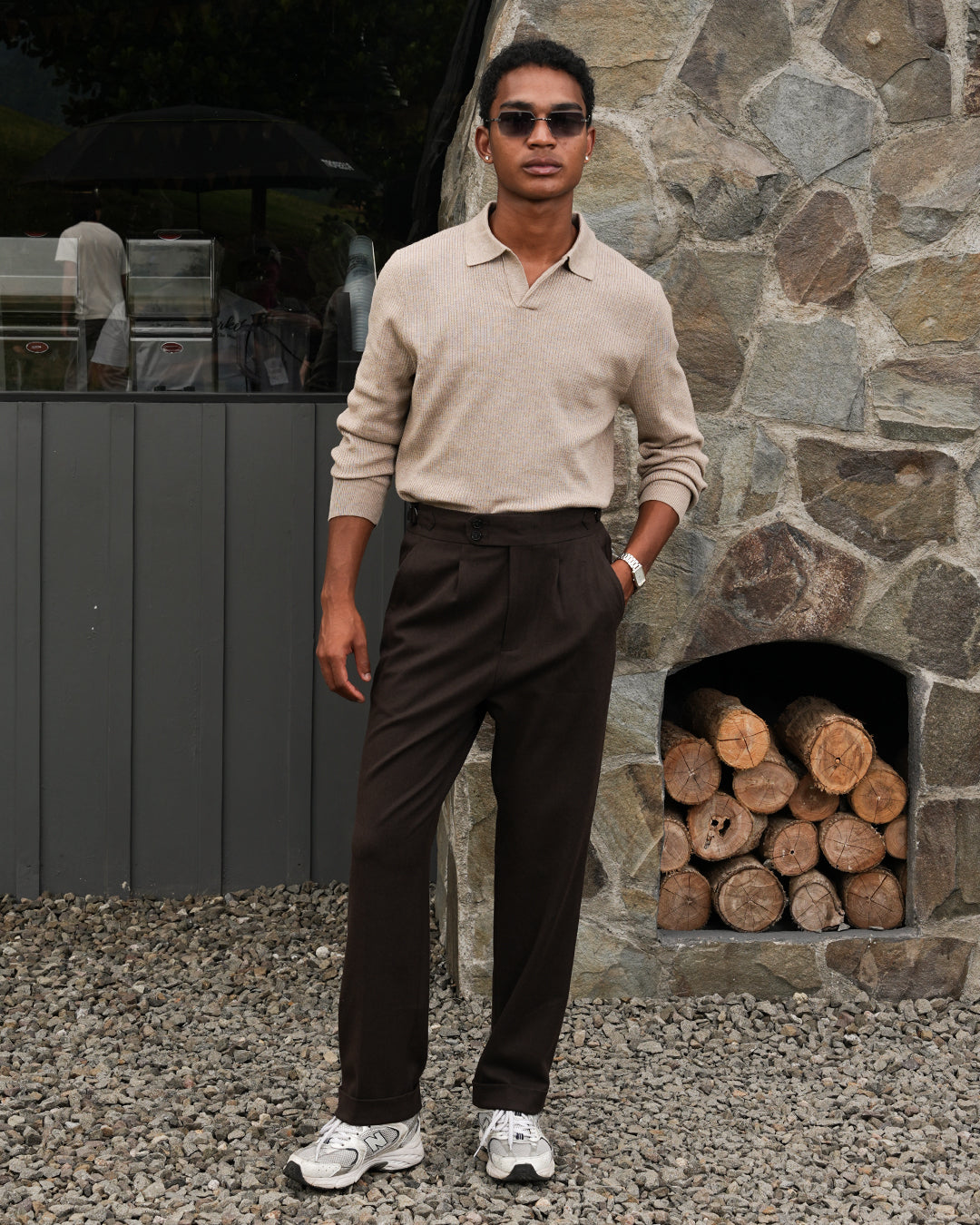 Gurkha Pants Cotton Wool - Coffee