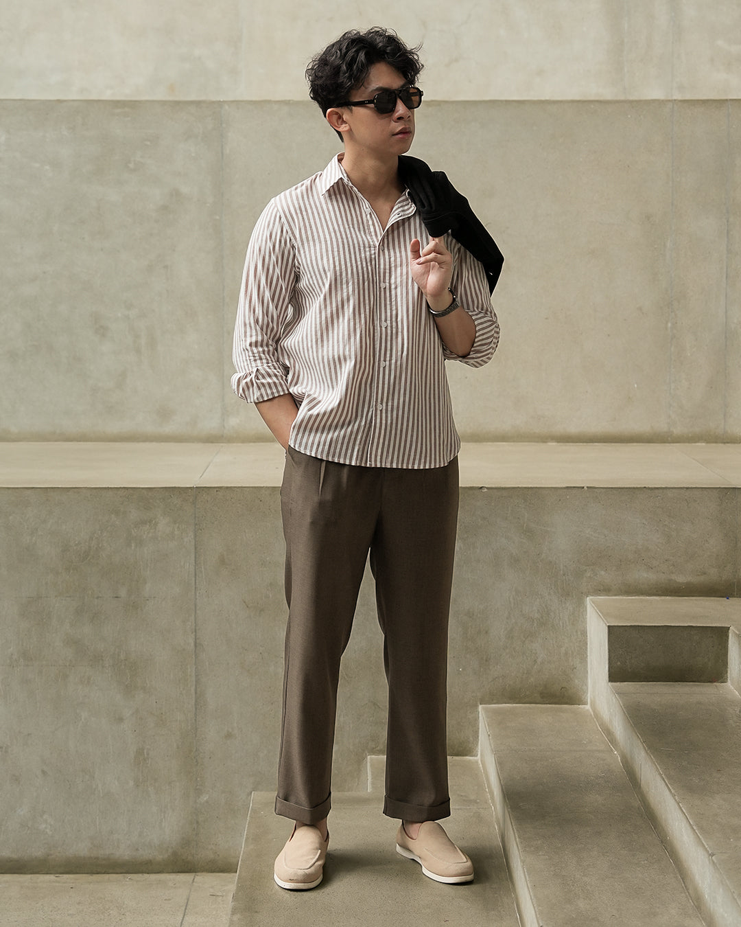 Yanded Stripe - Brown