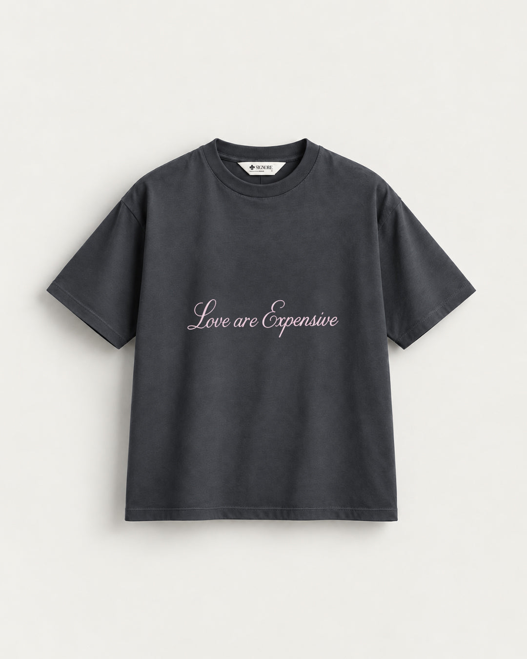 Bordir T-shirt Love are expensive