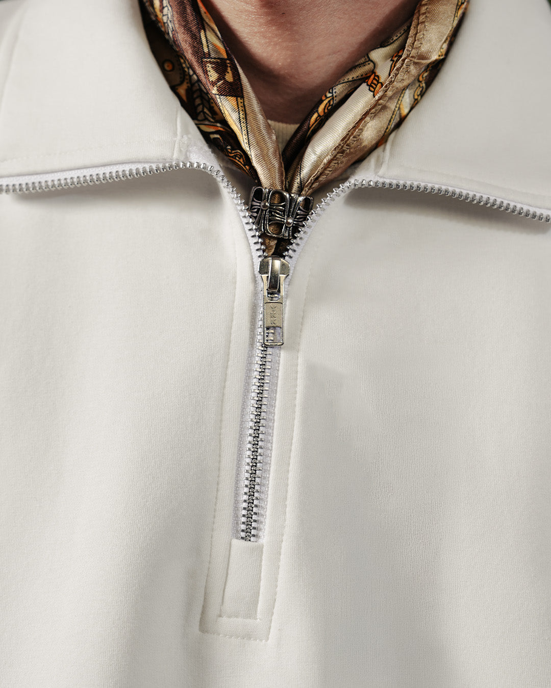 Half Zip Bordir Maison Polo