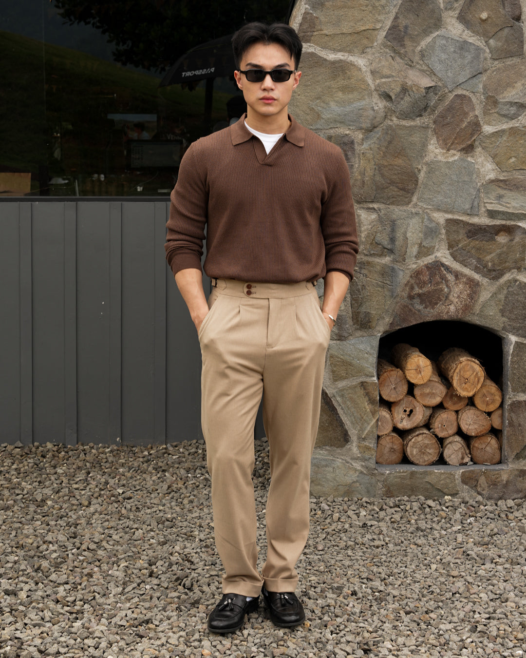 Gurkha Pants Cotton Wool - Beige