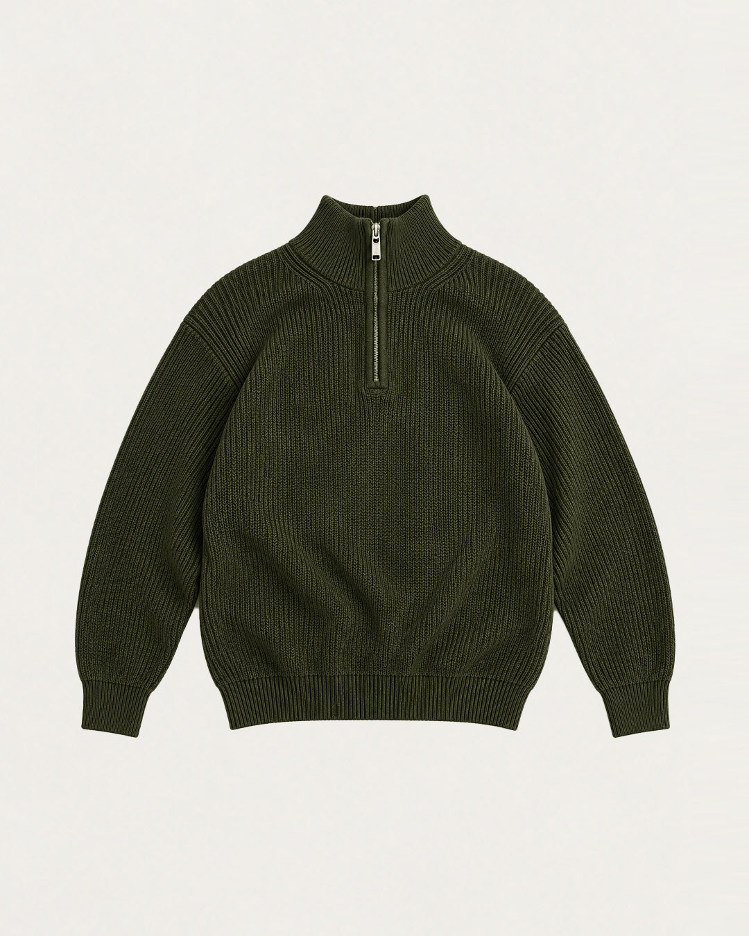 Cotton Rich Half Zip Knitwear