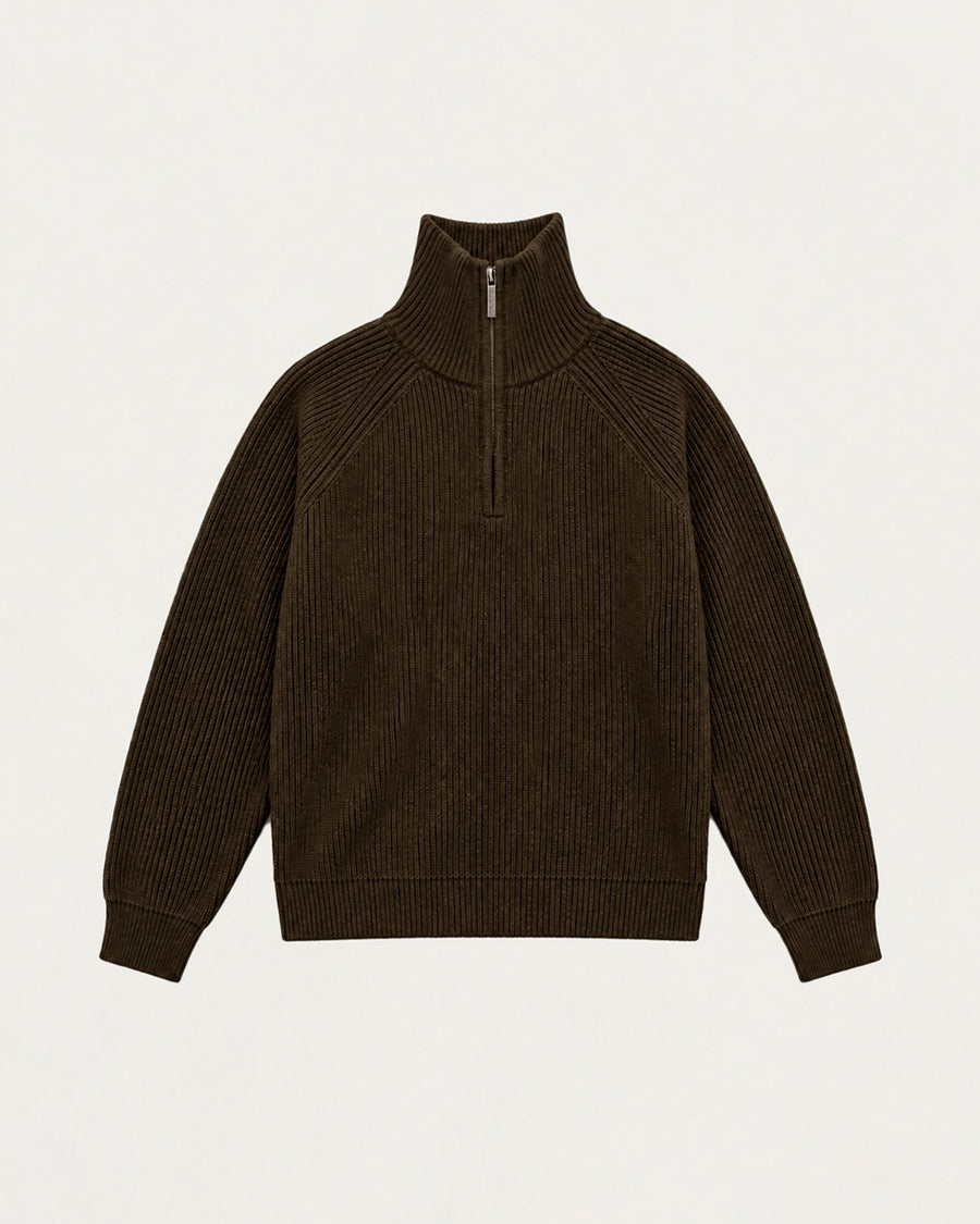 Minimal Knitwear Half Zip